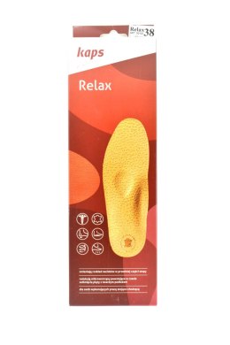 KAPS Relax - wkładka skórzana, profilowana na płaskostopie poprzeczne i podłużne z punktem na ostrogi