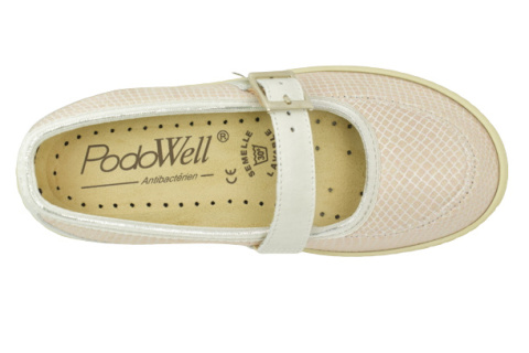 PODOWELL Madona ecru beżowe