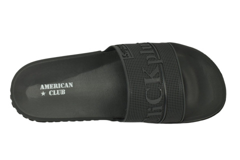 AMERICAN 003M10 klapki męskie czarne