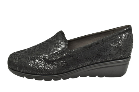 CAPRICE 24701-42 010 black reptaile