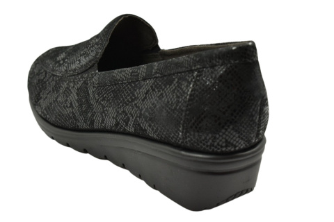 CAPRICE 24701-42 010 black reptaile