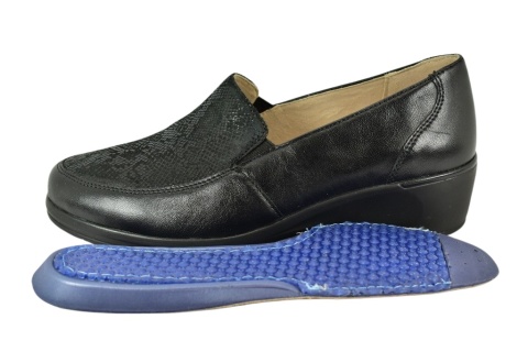 CAPRICE 24352-45 033 black reptaile