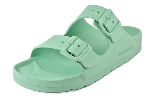 GENUINS G106704 klapki damskie/kolr mint