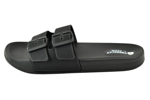 AMERICAN 006D01 klapki damskie czarne