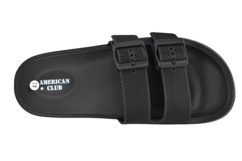 AMERICAN 006D01 klapki damskie czarne