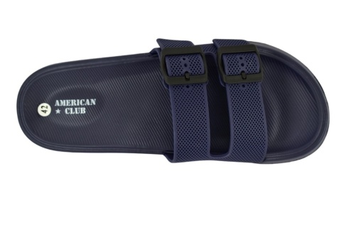 AMERICAN 006D02 klapki damskie czarne