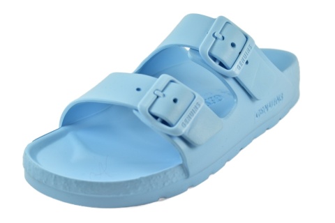 GENUINS G106696 klapki damskie/kolor celeste