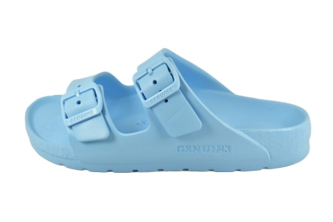 GENUINS G106696 klapki damskie/kolor celeste