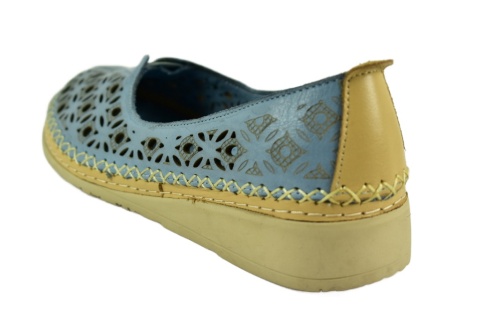 MANITU 830042-05 półbuty damskie dziurkowane