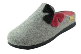 GRUNLAND CIABATTA DONNA S. GRIGIO kapcie szare