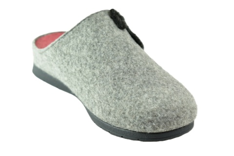 GRUNLAND CIABATTA DONNA S. GRIGIO kapcie szare