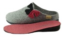 GRUNLAND CIABATTA DONNA S. GRIGIO kapcie szare