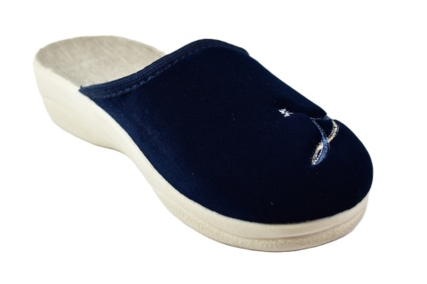 PAN kapcie damskie 20-03 granatowe