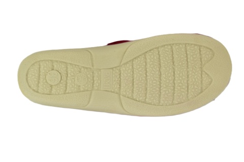 PAN kapcie damskie 20-04 bordowe